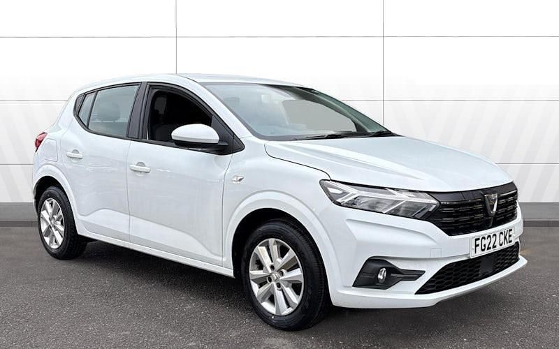 White Used 2022 Dacia Sandero Comfort Hatchback | £9,781 (Fair price) - Image 1/4