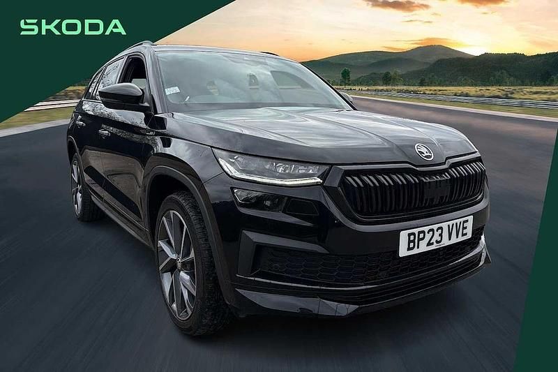 Used Skoda Kodiaq SportLine 196 HP (144 kW) 2023 Black SUV