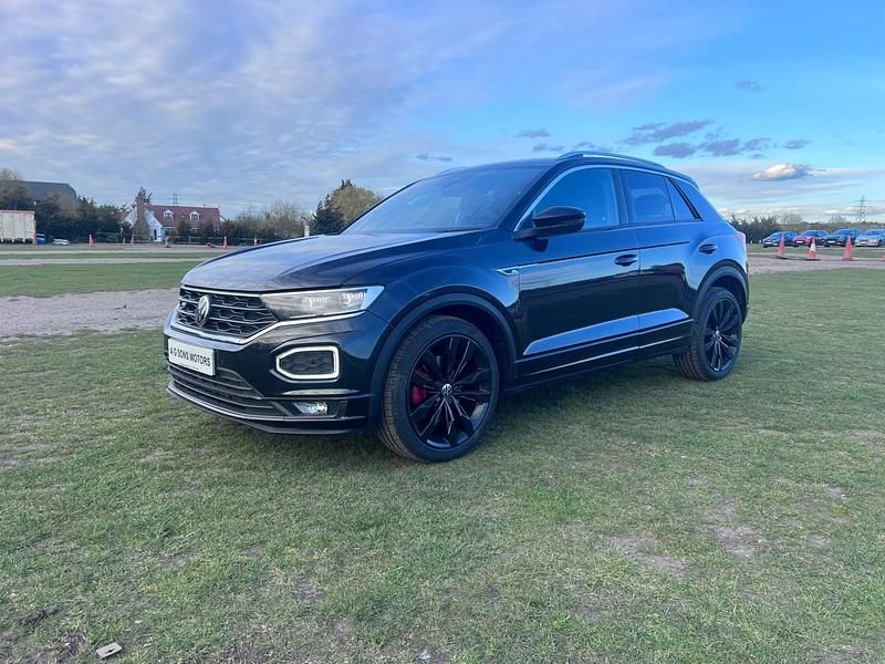 Used VW T-Roc R-line 150 HP (110 kW) 2021 Black SUV