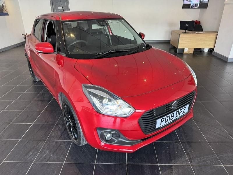 Red Used 2018 Suzuki Swift SZ5 Hatchback | £8,995 (Fair price) - Image 1/4
