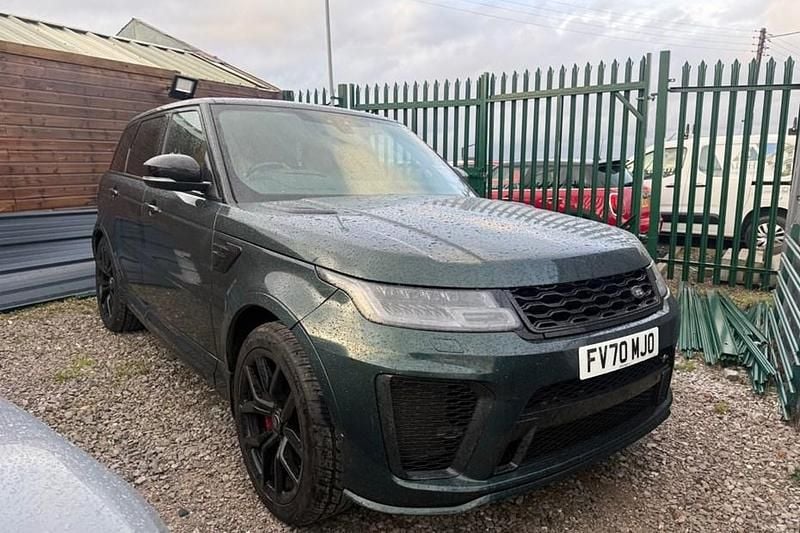 Green Used 2020 Land Rover Range Rover Sport SVR SUV | £44,990 (Good price) - Image 1/1