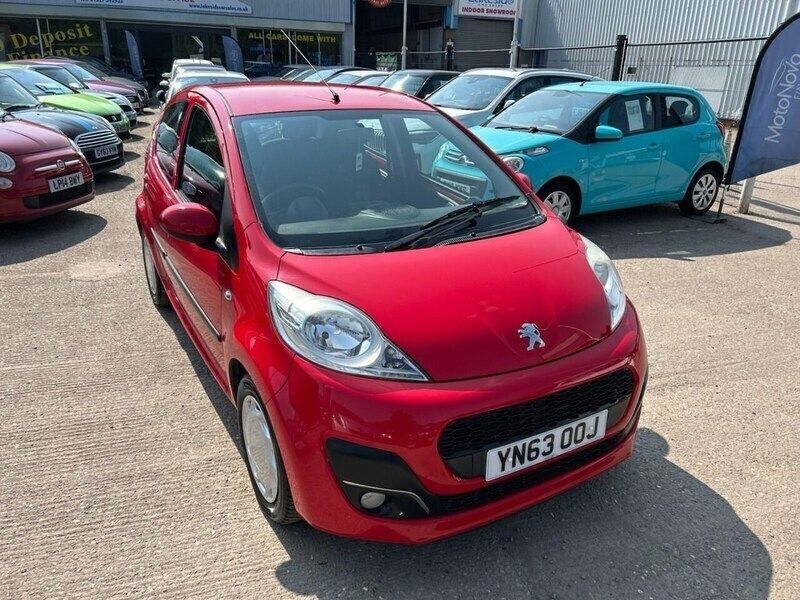 Red Used 2013 Peugeot 107 Active Hatchback | £4,999 (Fair price) - Image 1/4