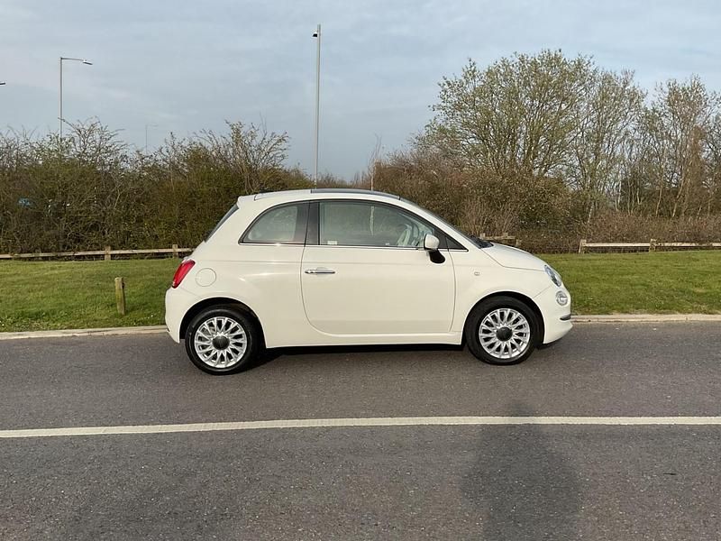 Used Fiat 500 Lounge 69 HP (50 kW) 2018 White Hatchback