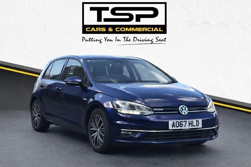 Begagnad VW Golf VII SE 130 HK (95 kW) 2017 Blå Halvkombi