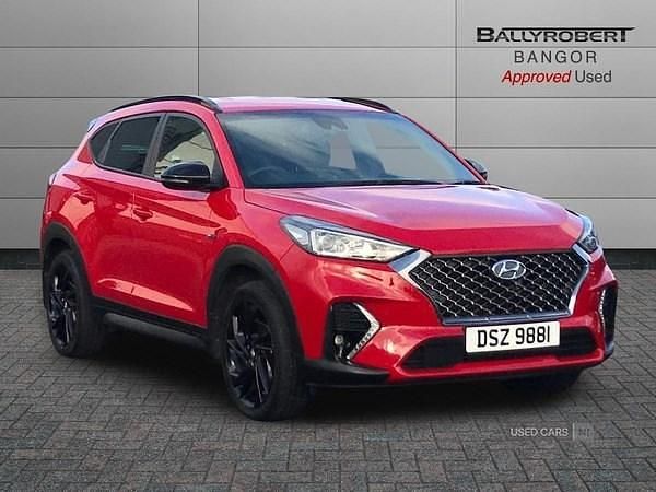 Red Used 2020 Hyundai Tucson N Line SUV | £16,795 (Fair price) - Image 1/4