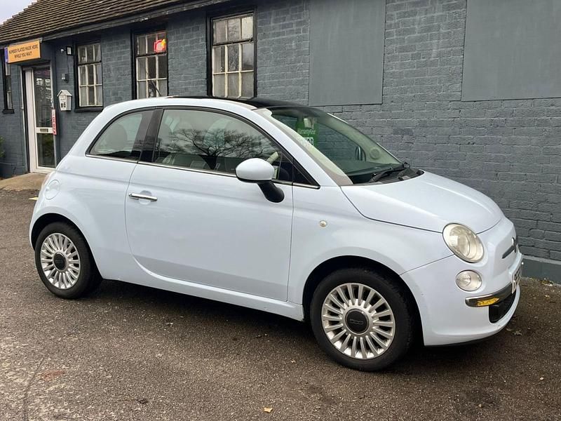 Used Fiat 500 Lounge 69 HP (50 kW) 2009 Blue Hatchback