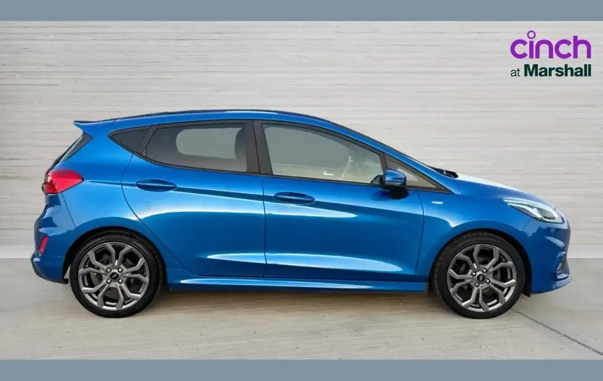Used Ford Fiesta ST-Line X 125 HP (91 kW) 2019 Blue Hatchback
