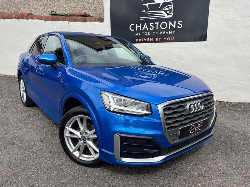 Blue Used 2019 Audi Q2 S-Line SUV | £13,999 (Fair price) - Image 1/4