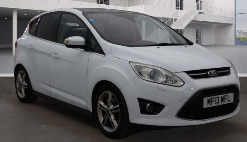 White Used 2013 Ford C-MAX Titanium X MPV | £3,495 (Good price) - Image 1/4