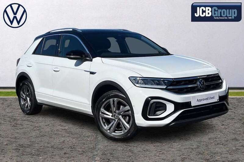 White Used 2024 VW T-Roc R-line SUV | £27,195 (Fair price) - Image 1/4