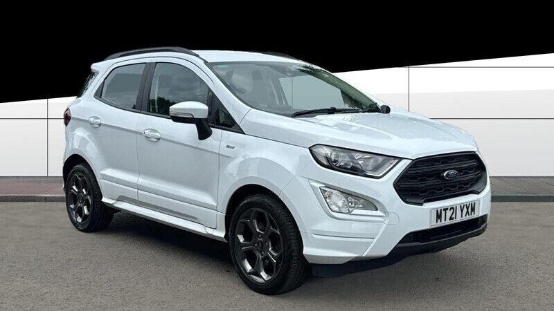 White Used 2021 Ford Ecosport ST-Line SUV | £12,365 (Fair price) - Image 1/4