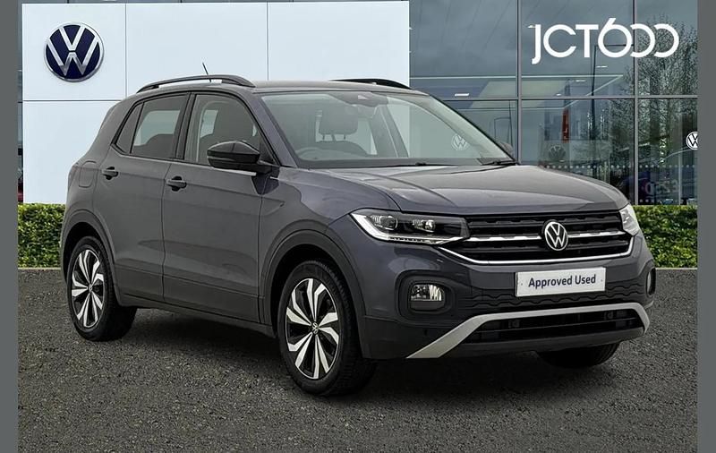 Grey Used 2022 VW T-Cross Black Edition SUV | £16,988 (Fair price) - Image 1/4
