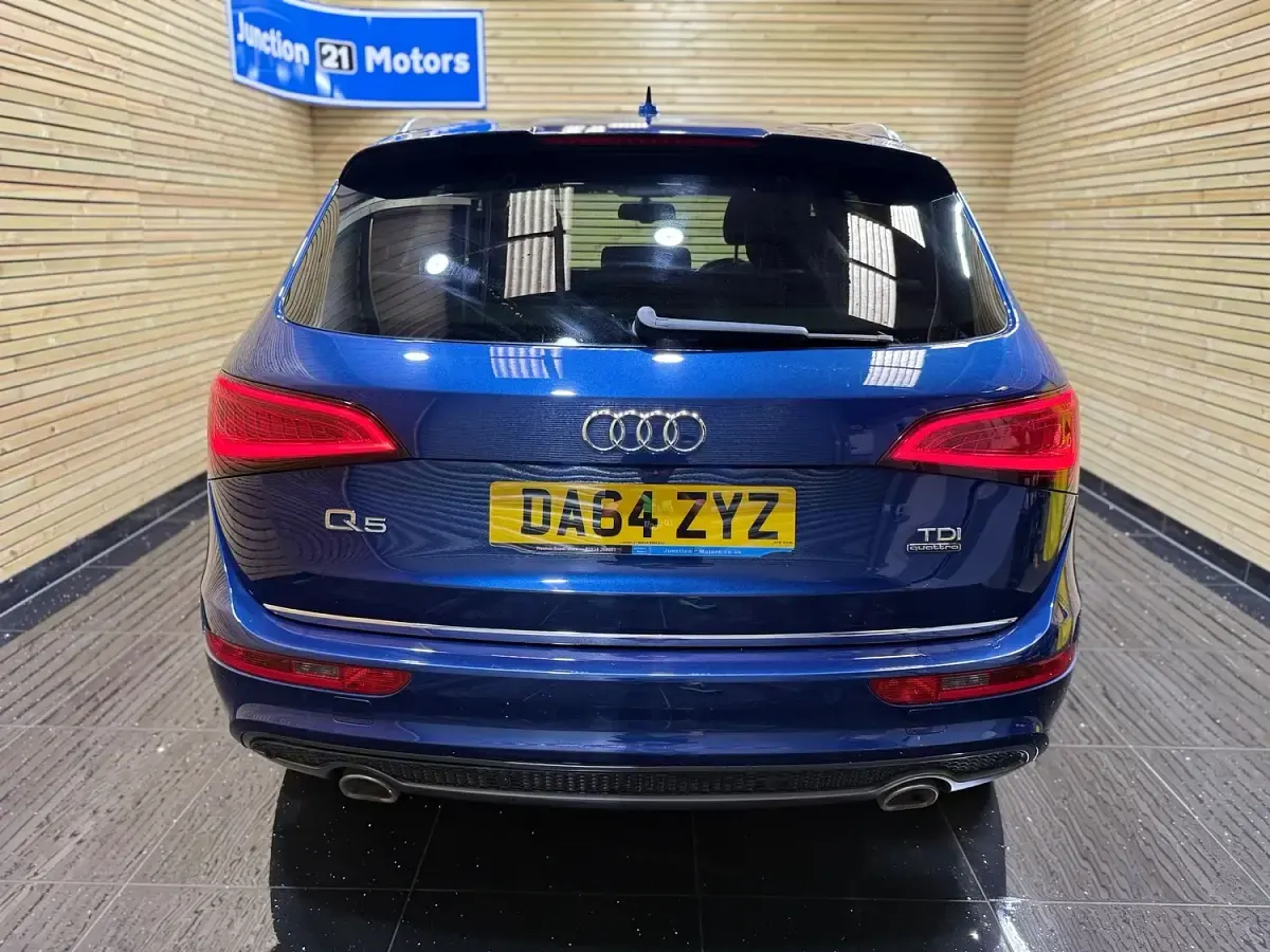 Used Audi Q5 S-line plus 245 HP (180 kW) 2015 Blue SUV