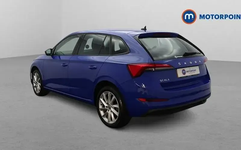 Used Skoda Scala SE L 110 HP (80 kW) 2023 Blue Hatchback