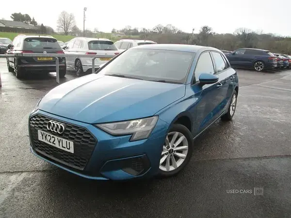 Used Audi A3 116 HP (85 kW) 2022 Blue Sedan