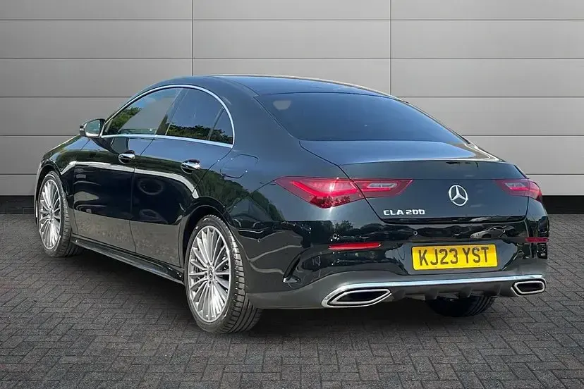 Used Mercedes CLA200 AMG Line Premium 175 HP (128 kW) 2023 Black Coupe