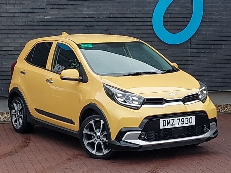 Yellow New 2024 Kia Picanto X-Line Hatchback | £17,498 (Fair price) - Image 1/4
