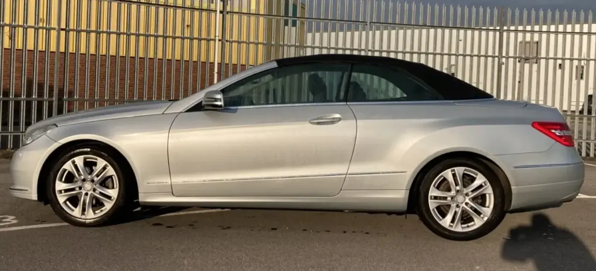 Begagnad Mercedes E220 SE 2012 Silver Cab
