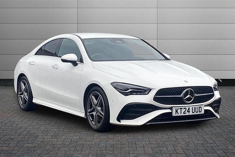 Polar white Used 2024 Mercedes CLA220 Executive Sedan | £29,495 (Fair price) - Image 1/4