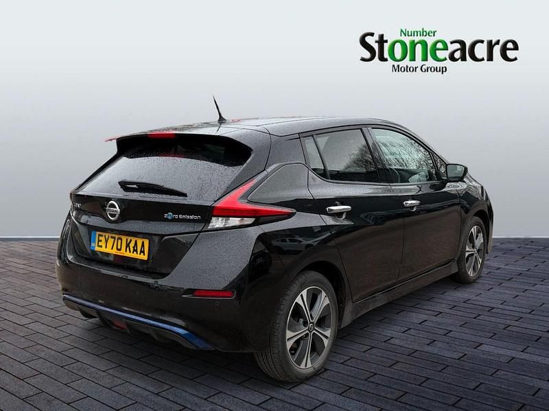 Used Nissan Leaf N-TEC 160 kW (218 HP) 2020 Black Hatchback