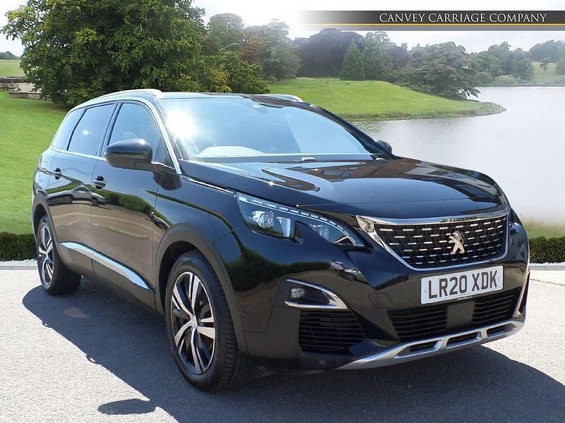 Black Used 2020 Peugeot 5008 GT-line MPV | £19,500 (Fair price) - Image 1/4