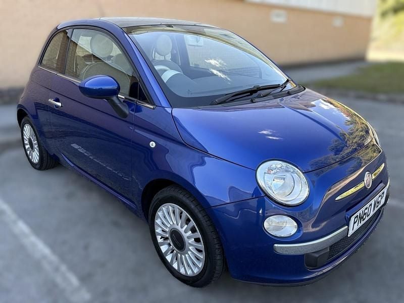 Blue Used 2010 Fiat 500 Lounge Hatchback | £3,395 (Fair price) - Image 1/4