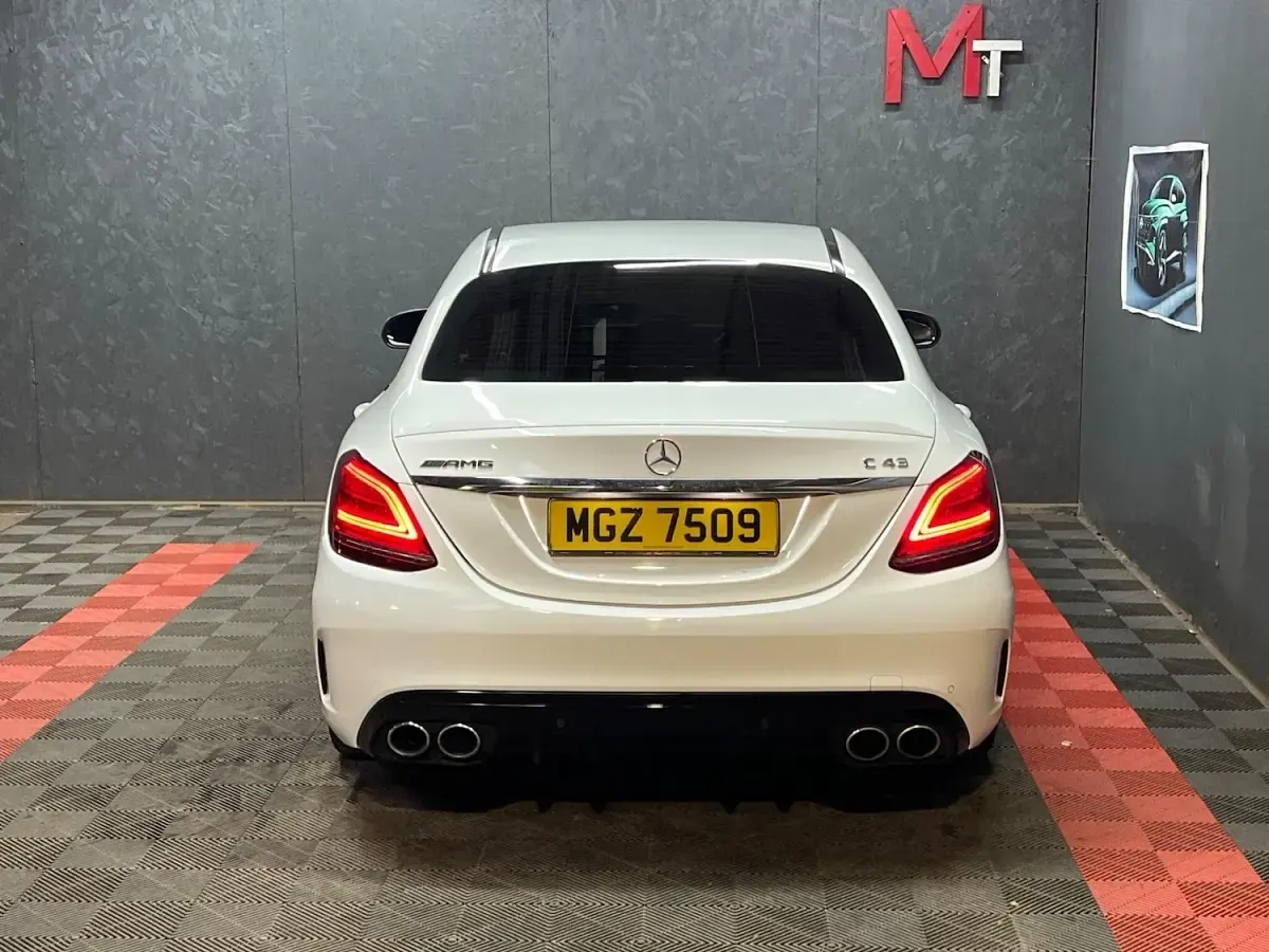 Used Mercedes C43 AMG 2019 White Sedan