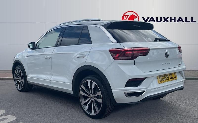 Used VW T-Roc R-line 116 HP (85 kW) 2019 White SUV