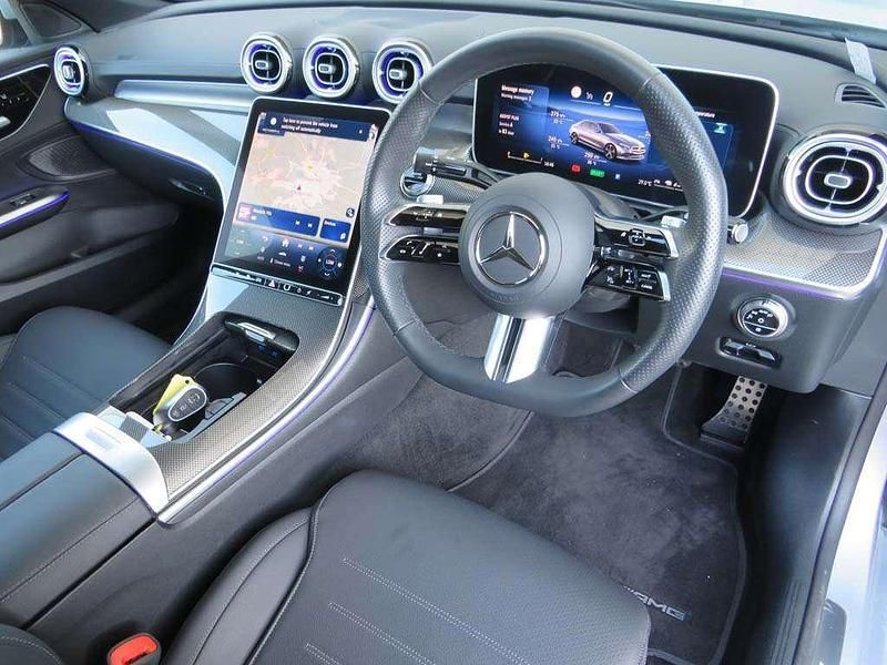 Used Mercedes C300e AMG line 308 HP (226 kW) 2024 Silver Sedan