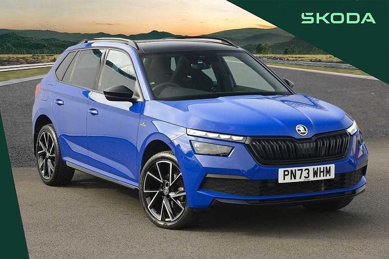 Used Skoda Kamiq Monte Carlo 110 HP (80 kW) 2023 Energy blue SUV
