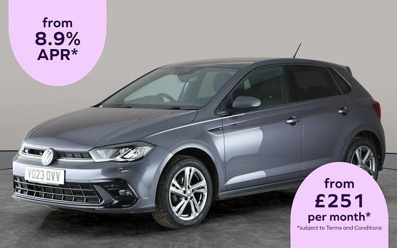 Grey Used 2023 VW Polo R-line Hatchback | £17,562 (Fair price) - Image 1/2