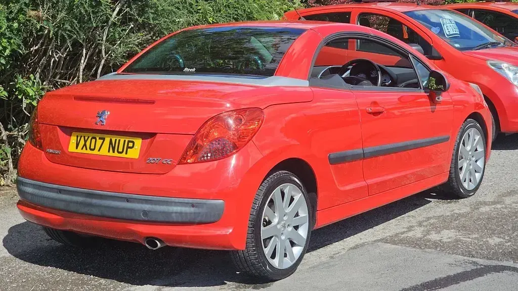 Used Peugeot 207 CC GTi 2007 Red Cabriolet