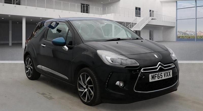 Black Used 2015 DS Automobiles DS3 DSport Hatchback | £4,181 (Fair price) - Image 1/4