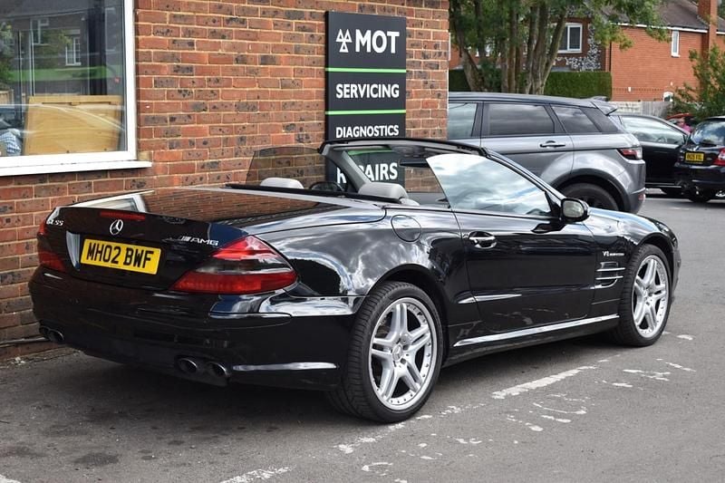 Used Mercedes SL55 AMG AMG 2002 Black Cabriolet
