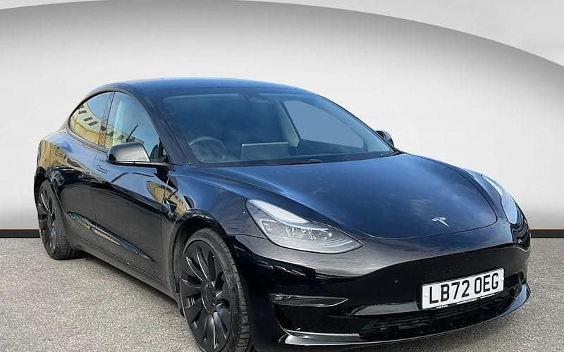 Used Tesla Model 3 Performance 461 kW (627 HP) 2022 Black Sedan