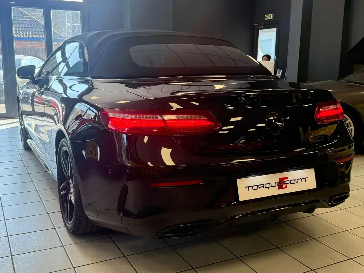 Used Mercedes E220 AMG line 2019 Black Cabriolet