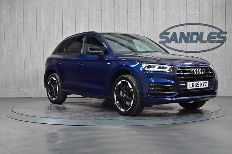 Blue Used 2019 Audi Q5 Black Edition SUV | £27,299 (Fair price) - Image 1/4
