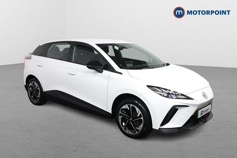 White New 2025 MG MG4 EV SE Hatchback | £18,349 - Image 1/4