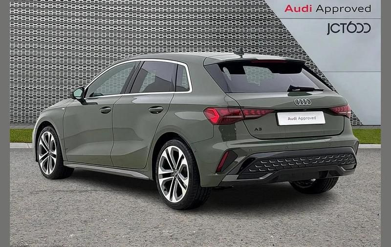 Used Audi A3 S-Line 147 HP (108 kW) 2025 Green Hatchback