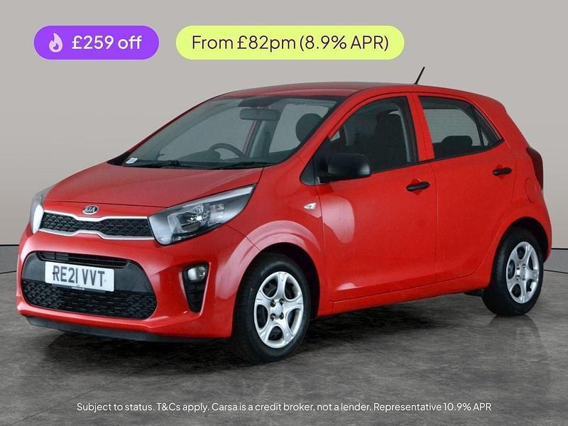 Used Kia Picanto 66 HP (48 kW) 2021 Red Hatchback