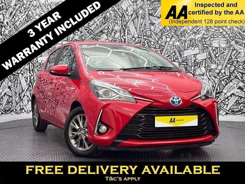 Red Used 2019 Toyota Yaris Hybrid Hatchback | £11,995 (Super price) - Image 1/2
