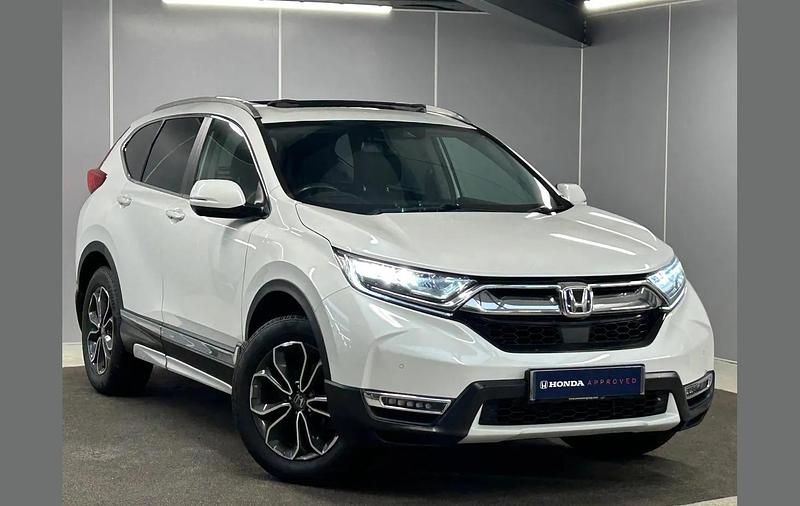 White Used 2021 Honda CR-V Hybrid SUV | £24,485 - Image 1/4