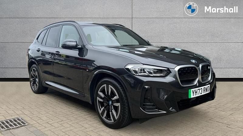 Sophisto grey xirallic Used 2023 BMW iX3 M Sport SUV | £40,299 (Expensive) - Image 1/4