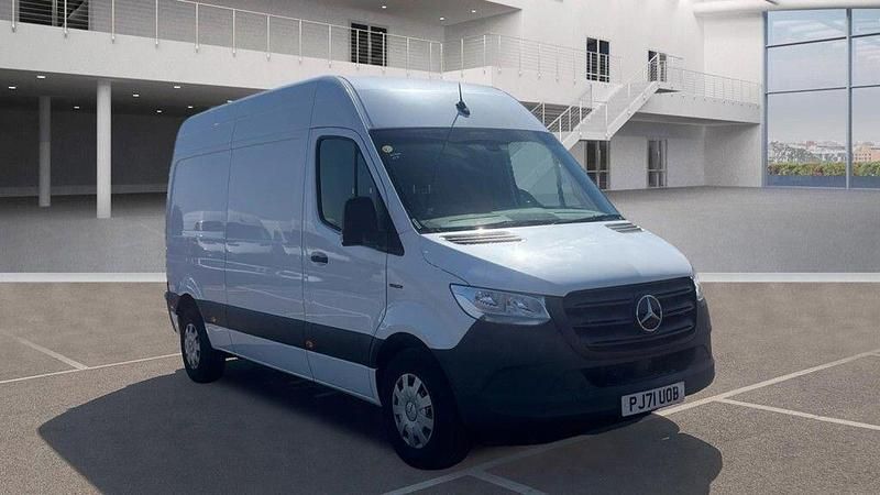 White Used 2021 Mercedes E-Sprinter Progressive Van | £12,990 (A bit pricey) - Image 1/4