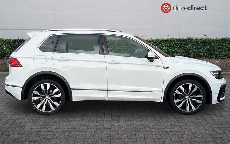 Used VW Tiguan R-line 150 HP (110 kW) 2018 White SUV