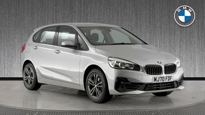 Silver Used 2020 BMW 218 Active Tourer Sport Line MPV | £12,799 (Good price) - Image 1/3