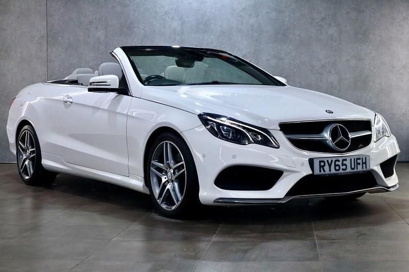 Used Mercedes E350 AMG line 2015 White Cabriolet