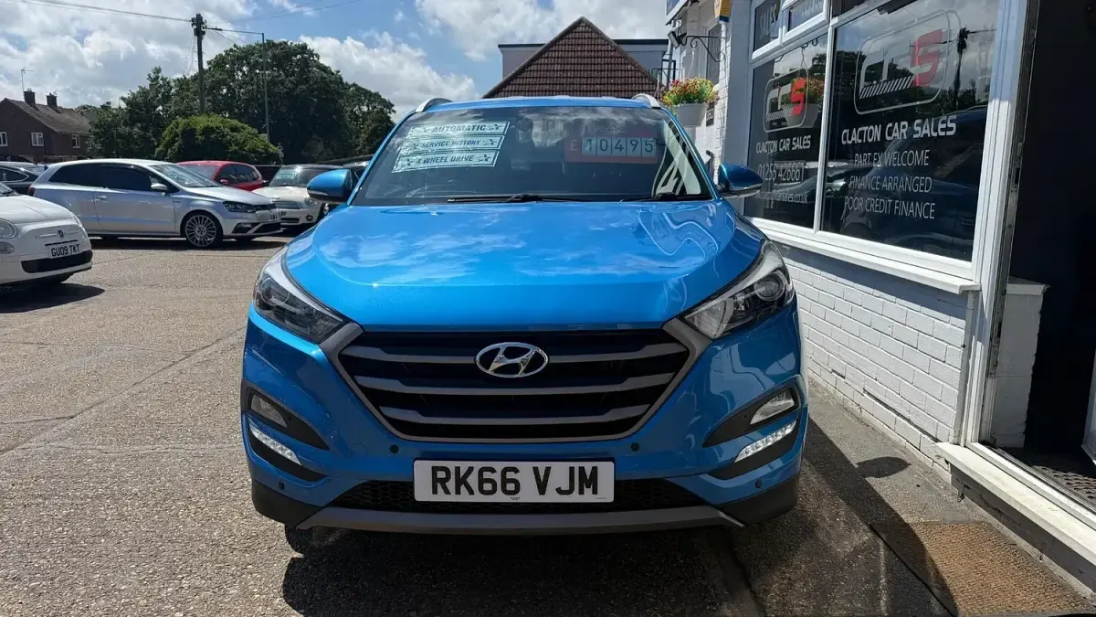 Used Hyundai Tucson SE 136 HP (100 kW) 2016 Blue SUV