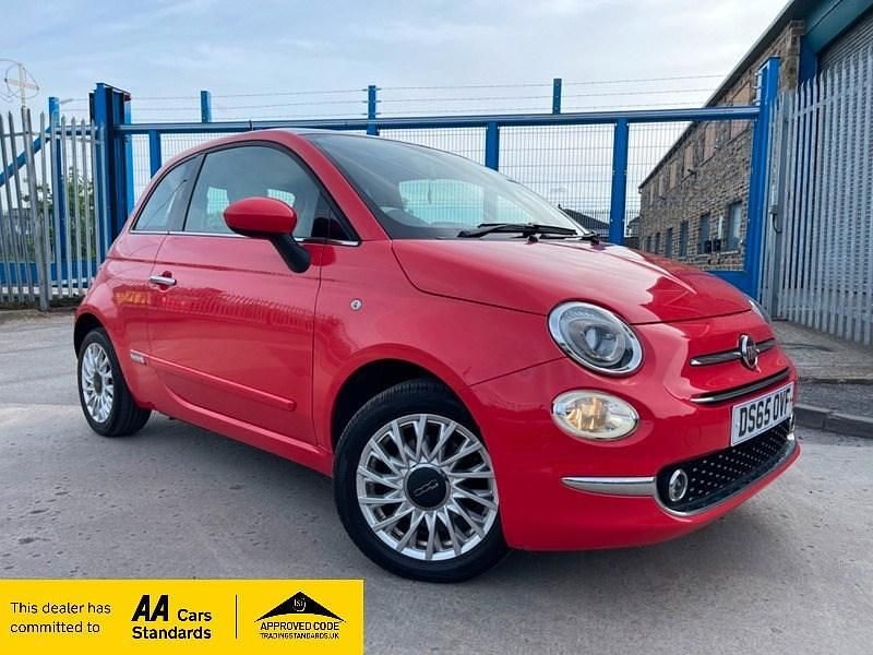 Pink Used 2015 Fiat 500 Lounge Hatchback | £5,299 (Fair price) - Image 1/4