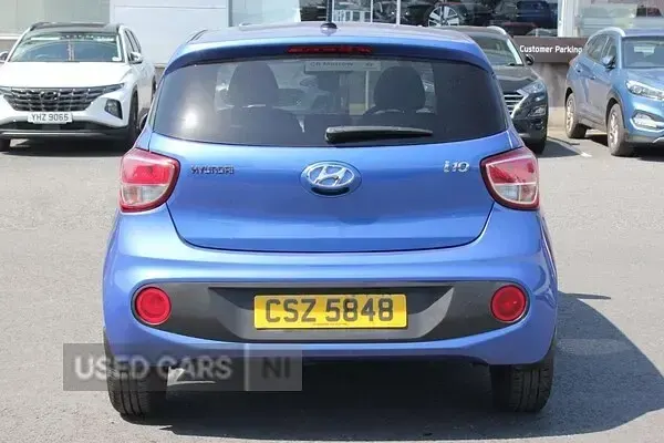 Used Hyundai i10 GO! 67 HP (49 kW) 2018 Blue Hatchback
